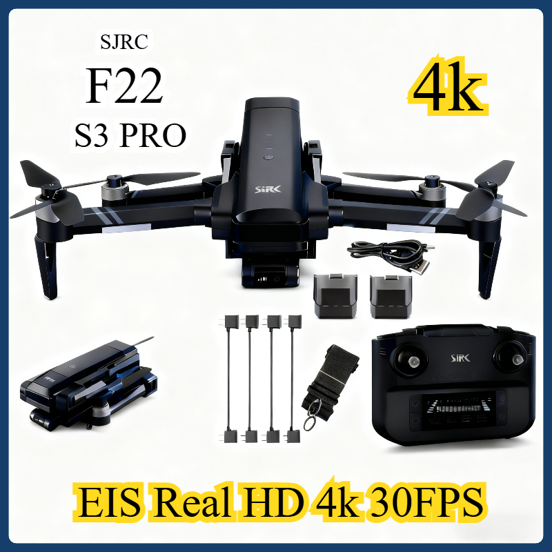 Jjrc Drone X12 - SJRC F22 S3 PRO Drone 4K