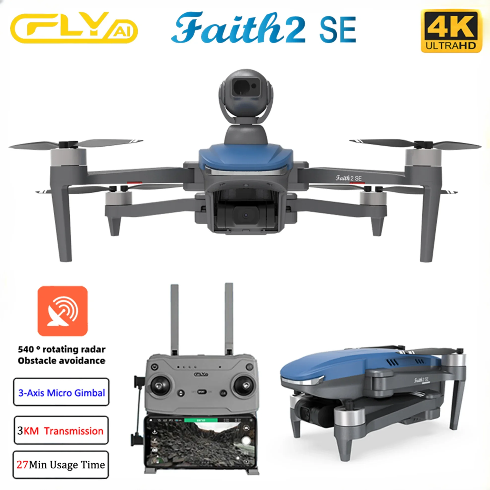 Faith 2 SE With 540° Obstacle  - Jjrc Drone X12 recension och pris
