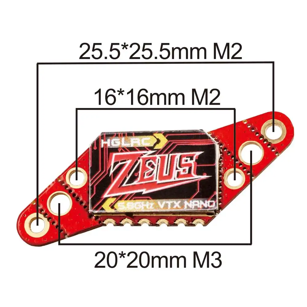 Hglrc Zeus Nano Vtx 5.8G 350Mw - Drone Power Distribution Board recension och pris