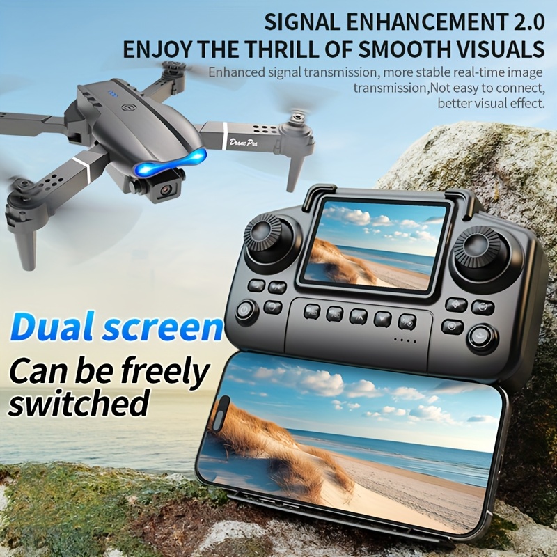 E99 PRO MAX Foldable Drone wit - Drone Propeller Guard recension och pris