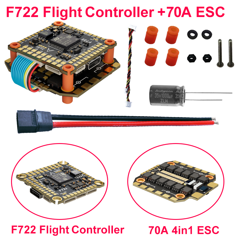 DAKEFPV F722 60A Stack ICM4268 - Drone Power Distribution Board recension och pris