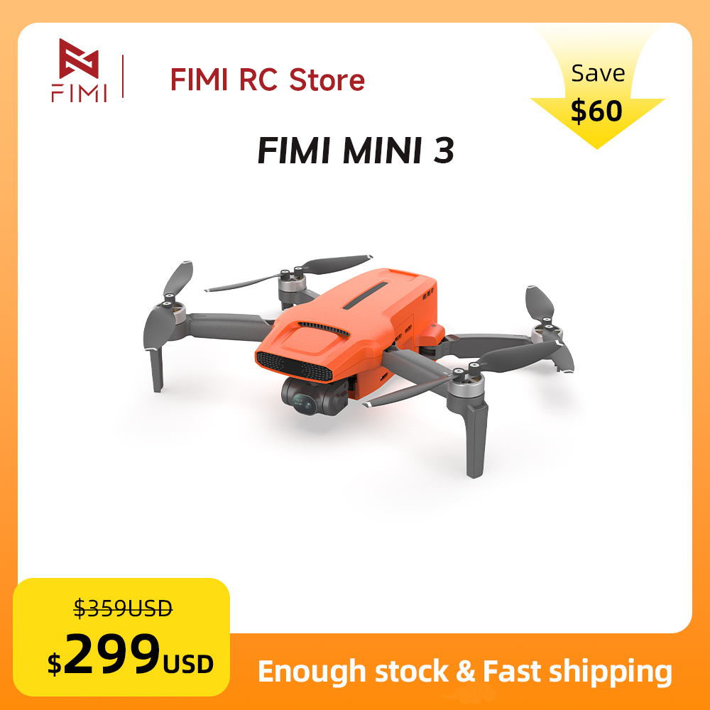 FIMI MINI 3 Camere Drone 4K 60 - Drone Gps Mount recension och pris